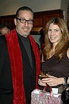Eric Kugler and Lisa Skora  at the People Reaching Out Holiday Charity Event at the private residence of David Larkin on 12-13-04 in Manhattan, N.Y. photo by Rob Rich copyright 2004<br>516-676-3939<br>robwayne1@aol.com