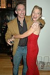 David Larkin and Jennifer M. Saraf   at the People Reaching Out Holiday Charity Event at the private residence of David Larkin on 12-13-04 in Manhattan, N.Y. photo by Rob Rich copyright 2004<br>516-676-3939<br>robwayne1@aol.com