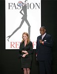 Sarah Ferguson, Andre Leon Talley<br>at the Fashion for Relief fashion show at Bryant Park on 9-16-05. photo by Rob Rich copyright 2005 516-676-3939 robwayne1@aol.com