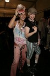 Traver Rains, Richie Rich<br>at the Heatherette Fashion Show at Bryant Park in Manhattan on 9-16-05. photo by Rob Rich copyright 2005 516-676-3939 robwayne1@aol.com