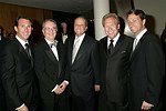 Matthew Lippman, Richard Strauss, Neil Hamburger, Spencer Lippman, Brad Hamburger<br>at the Jed Foundation 4th. Annual Benefit at Carnegie Hall and the Essex House on 6-13-05.  photo by  Rob Rich copyright 2005 516-676-3939 robwayne1@aol.com