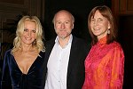 Tricia Walsh -Smith, Rocco Landesman, Debbie Landesman<br> 