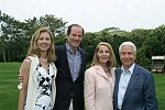 Silda and Eliot Spitzer, Yvonne and Nasser Kazeminy<br>at a party honoring Elliot Spitzer at the Southampton, N.Y. residence of Annie and Michael Falk on 7-16-05. photo by S. Rosante for Rob Rich copyright 2005 516-676-3939 robwayne1@aol.com
