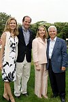 Silda and Eliot Spitzer, Yvonne and Nasser Kazeminy<br>at a party honoring Elliot Spitzer at the Southampton, N.Y. residence of Annie and Michael Falk on 7-16-05. photo by S. Rosante for Rob Rich copyright 2005 516-676-3939 robwayne1@aol.com