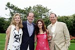 Silda and Eliot Spitzer,  Samantha Freeman, Daniel Alpert<br>at a party honoring Elliot Spitzer at the Southampton, N.Y. residence of Annie and Michael Falk on 7-16-05. photo by S. Rosante for Rob Rich copyright 2005 516-676-3939 robwayne1@aol.com