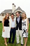 Laura Fenton, Jed Taxel, Eliot and Silda Spitzer<br>at a party honoring Elliot Spitzer at the Southampton, N.Y. residence of Annie and Michael Falk on 7-16-05. photo by S. Rosante for Rob Rich copyright 2005 516-676-3939 robwayne1@aol.com