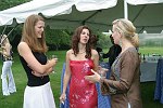 Laura Fenton, Samantha Freeman, Marie Samuels<br>at a party honoring Elliot Spitzer at the Southampton, N.Y. residence of Annie and Michael Falk on 7-16-05. photo by S. Rosante for Rob Rich copyright 2005 516-676-3939 robwayne1@aol.com