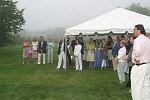 at a party honoring Elliot Spitzer at the Southampton, N.Y. residence of Annie and Michael Falk on 7-16-05. photo by S. Rosante for Rob Rich copyright 2005 516-676-3939 robwayne1@aol.com