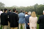 at a party honoring Elliot Spitzer at the Southampton, N.Y. residence of Annie and Michael Falk on 7-16-05. photo by S. Rosante for Rob Rich copyright 2005 516-676-3939 robwayne1@aol.com