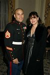 Staff Sargeant Albert Roman, Joanna Roman<br>at the USO awards dinner at the Warldorf Astoria in Manhattan, N.Y. on 12-7-05. photo by Rob Rich copyright 2005 516-676-3939 robwayne1@aol.com