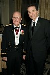Harry Mott, Ted Krawiec<br>at the USO awards dinner at the Warldorf Astoria in Manhattan, N.Y. on 12-7-05. photo by Rob Rich copyright 2005 516-676-3939 robwayne1@aol.com