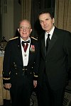 Harry Mott, Ted Krawiec<br>at the USO awards dinner at the Warldorf Astoria in Manhattan, N.Y. on 12-7-05. photo by Rob Rich copyright 2005 516-676-3939 robwayne1@aol.com